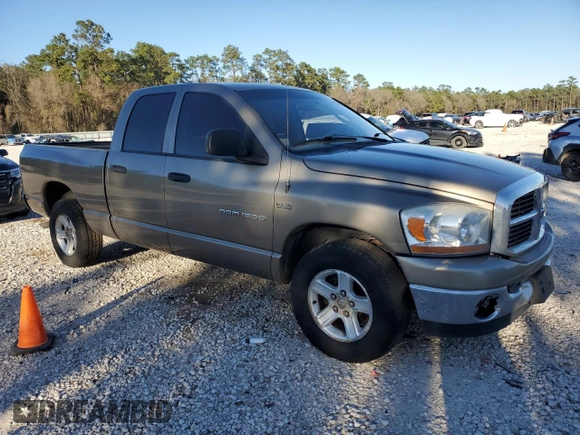2006 Dodge 1500 SLT z VIN 1D7HA18266S582653, wystawiony jako Copart lot #47625845 z przebiegiem 134 843 mil mil oraz Czysty tytuł • Clean title. Historia ofert i sprzedaży dostępna na DreamBid. Obrazek 4.