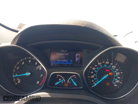 2013 Ford Escape SEL with VIN 1FMCU9H97DUA51529, listed as a IAAI auction lot 42164245 with 106,649 mi miles and . Bid and sale history available at DreamBid. Image 7.