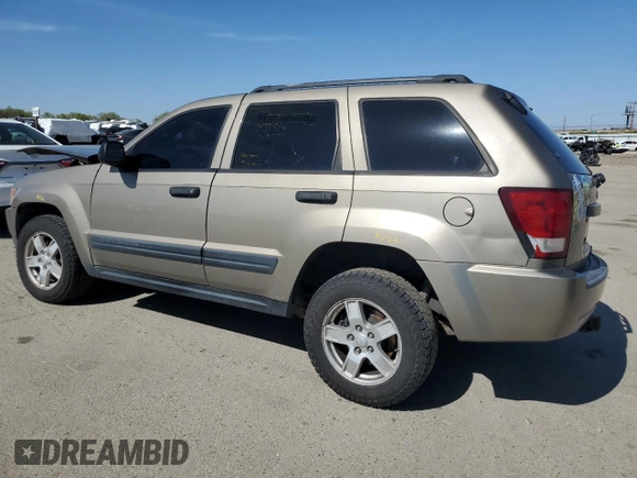 2005 Jeep Grand Cherokee Laredo with VIN 1J4GR48K75C707355, listed as a Copart auction lot 53117445 with 315,886 mi miles and Salvage title. Bid and sale history available at DreamBid. Image 2.