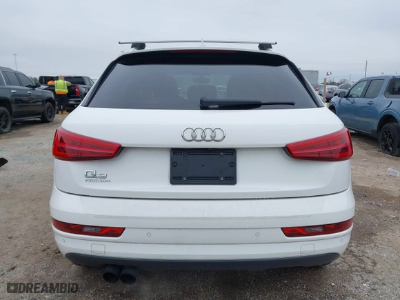 2018 Audi Q3 Premium with VIN WA1BCCFS1JR010439, listed as a IAAI auction lot 41641231 with 108,605 mi miles. Bid and sale history available at carsss.com. Image 17.