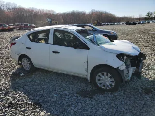 2014 Nissan Versa S Plus with VIN 3N1CN7AP2EL858571, listed as a Copart auction lot 49725135 with Not Provided miles and Salvage Title. Bid and sale history available at DreamBid. Image 4.