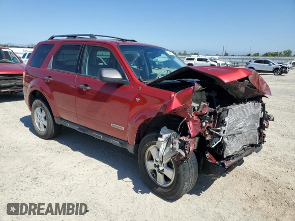 2008 Ford Escape XLT z VIN 1FMCU931X8KC63568, wystawiony jako Copart lot #60337275 z przebiegiem 168 565 mil mil oraz Szkoda całkowita • Salvage title. Historia ofert i sprzedaży dostępna na DreamBid. Obrazek 4.