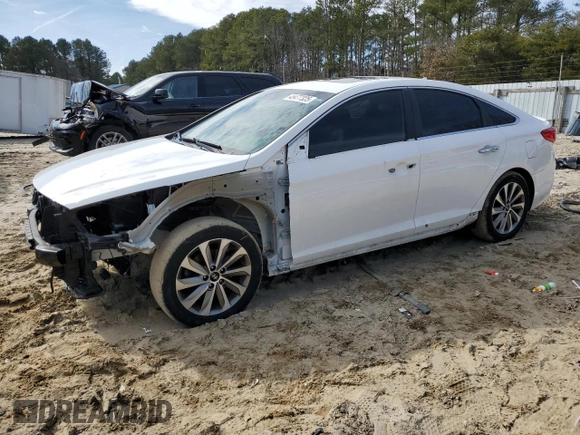 2017 Hyundai Sonata Sport with VIN 5NPE34AFXHH469134, listed as a Copart auction lot 45477325 with 126,108 mi miles and Salvage Title. Bid and sale history available at DreamBid. Image 1.
