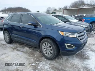 2017 Ford Edge Titanium with VIN 2FMPK4K97HBB89974, listed as a IAAI auction lot 41329240 with 143,358 mi miles. Bid and sale history available at carsss.com. Image 1.