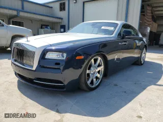 2014 Rolls-Royce Wraith with VIN SCA665C58EUX84660, listed as a Copart auction lot 76050444 with 46,271 mi miles and Salvage Title. Bid and sale history available at carsss.com. Image 1.