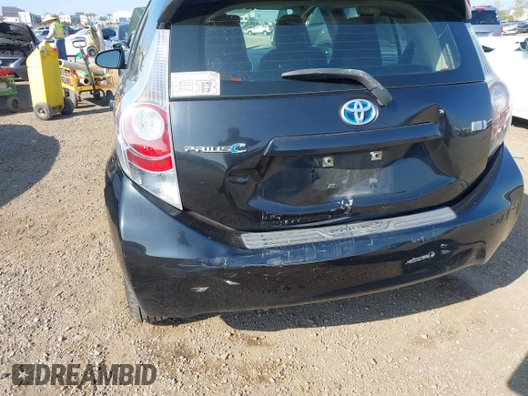 2012 Toyota Prius One with VIN JTDKDTB3XC1504575, listed as a IAAI auction lot 41866455 with 168,254 mi miles and . Bid and sale history available at DreamBid. Image 6.