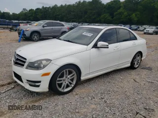 2014 Mercedes-Benz C 250 Sport with VIN WDDGF4HB4ER307402, listed as a Copart auction lot 60545145 with 131,283 mi miles and Salvage title. Bid and sale history available at DreamBid. Image 1.