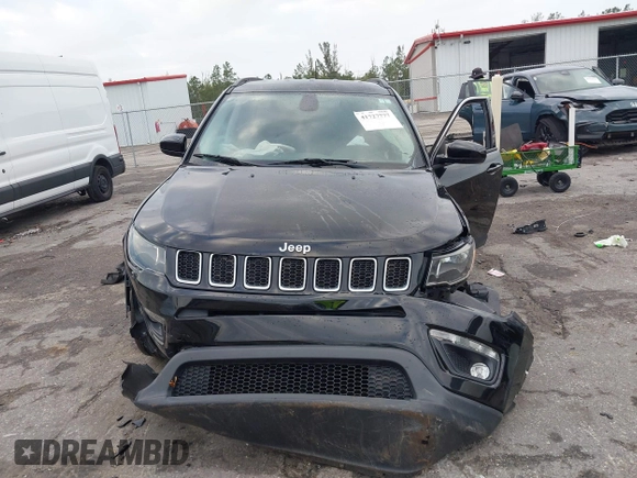 2020 Jeep Compass Latitude with VIN 3C4NJCBB7LT224859, listed as a IAAI auction lot 41727777 with 63,313 mi miles and . Bid and sale history available at DreamBid. Image 12.