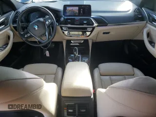 2020 BMW X4 xDrive30i with VIN 5UX2V1C01L9B30138, listed as a Copart auction lot 46612965 with 59,493 mi miles and Salvage Title. Bid and sale history available at carsss.com. Image 8.