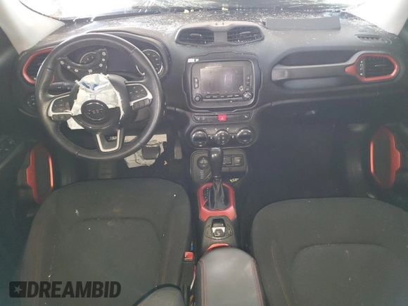 2016 Jeep Renegade Trailhawk with VIN ZACCJBCT2GPC99944, listed as a Copart auction lot 58159045 with Not provided miles and Salvage title. Bid and sale history available at DreamBid. Image 8.