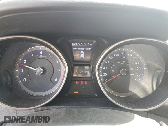 2013 Hyundai Elantra GT with VIN KMHD35LE8DU018141, listed as a Copart auction lot 64587374 with 271,587 mi miles and Salvage Title. Bid and sale history available at carsss.com. Image 9.