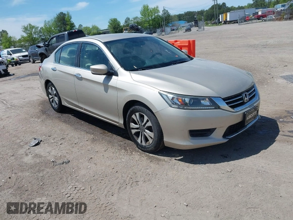 2015 Honda Accord LX with VIN 1HGCR2F36FA265770, listed as a IAAI auction lot 42106135 with 94,814 mi miles. Bid and sale history available at carsss.com. Image 1.
