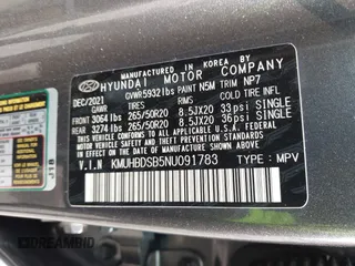 2022 Genesis GV80 с VIN KMUHBDSB5NU091783, выставлен на аукционе IAAI как лот 42324573 с пробегом 34 543 миль миль и . История ставок и продаж доступна на DreamBid. Изображение 9.