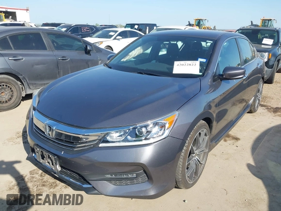2017 Honda Accord Sport with VIN 1HGCR2F52HA042761, listed as a IAAI auction lot 42022822 with 130,638 mi miles and . Bid and sale history available at carsss.com. Image 17.