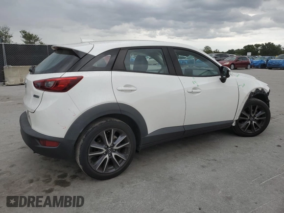 2018 Mazda CX-3 Touring with VIN JM1DKFC78J0331319, listed as a Copart auction lot 51911705 with 44,967 mi miles and Salvage Title. Bid and sale history available at carsss.com. Image 3.