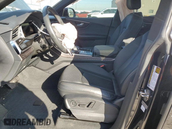 2021 Audi Q8 Premium Plus z VIN WA1EVAF14MD012478, wystawiony jako Copart lot #87071414 z przebiegiem 47 721 mil mil oraz Szkody całkowita. Historia ofert i sprzedaży dostępna na DreamBid. Obrazek 7.