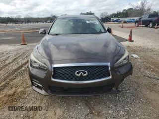 2017 Infiniti Q50 Signature Edition with VIN JN1EV7AP0HM739324, listed as a Copart auction lot 43063345 with 124,406 mi miles and Salvage Title. Bid and sale history available at DreamBid. Image 5.