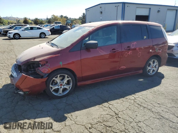 2010 Mazda 5 Sport with VIN JM1CR2WL1A0381830, listed as a Copart auction lot 75285824 with 143,455 mi miles and Salvage Title. Bid and sale history available at DreamBid. Image 1.