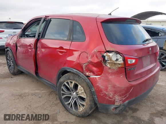 2016 Mitsubishi Outlander Sport 2.0 ES with VIN JA4AP3AU2GZ063989, listed as a IAAI auction lot 41084564 with 96,267 mi miles. Bid and sale history available at carsss.com. Image 3.
