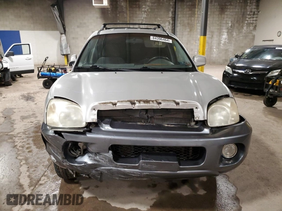 2004 Hyundai Santa Fe GLS with VIN KM8SC73E34U722993, listed as a Copart auction lot 84396464 with 163,076 mi miles and Salvage Title. Bid and sale history available at carsss.com. Image 5.