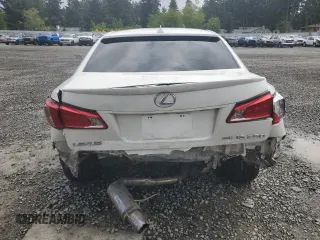 2011 Lexus IS 250 with VIN JTHCF5C27B5051554, listed as a Copart auction lot 56521425 with 133,661 mi miles and Salvage title. Bid and sale history available at DreamBid. Image 6.