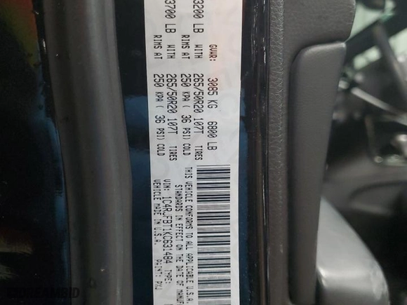 2019 Jeep Grand Cherokee Limited X with VIN 1C4RJFBT1KC631484, listed as a Copart auction lot 44986275 with 60,246 mi miles and Salvage Title. Bid and sale history available at carsss.com. Image 14.