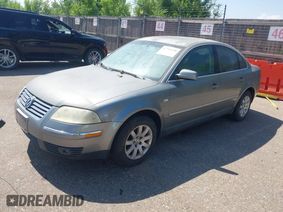 2003 Volkswagen Passat GLS z VIN WVWPD63B93P282332, wystawiony jako IAAI lot #42710298 z przebiegiem 206 409 mil mil oraz . Historia ofert i sprzedaży dostępna na DreamBid. Obrazek 2.