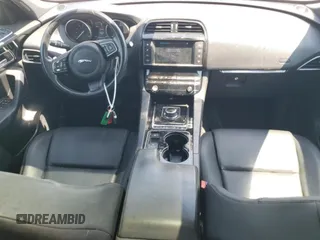 2017 Jaguar F-Pace 35t Premium with VIN SADCJ2BV0HA899581, listed as a Copart auction lot 53705865 with 91,924 mi miles and Salvage title. Bid and sale history available at DreamBid. Image 8.