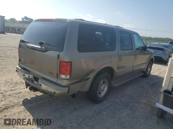 2002 Ford Excursion Limited with VIN 1FMNU42F22EB57873, listed as a Copart auction lot 53314335 with 333,736 mi miles and Clean Title. Bid and sale history available at DreamBid. Image 3.