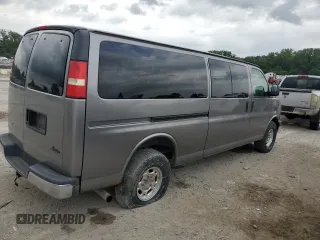 2007 Chevrolet Express Passenger with VIN 1GAHG39U771237121, listed as a Copart auction lot 60245775 with 187,005 mi miles and Salvage title. Bid and sale history available at DreamBid. Image 3.