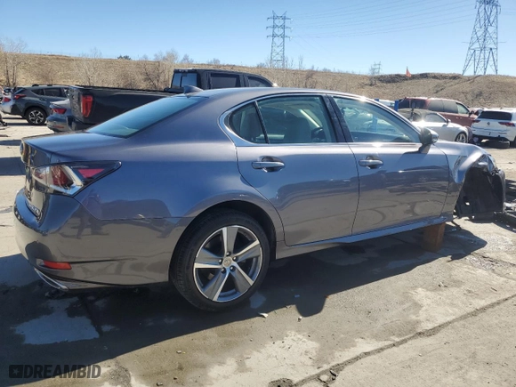 2016 Lexus GS 350 with VIN JTHCZ1BL5GA001163, listed as a Copart auction lot 46353985 with 27,657 mi miles and Salvage Title. Bid and sale history available at carsss.com. Image 3.