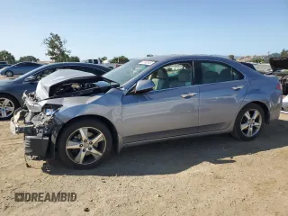 2011 Acura TSX with VIN JH4CU2F66BC010105, listed as a Copart auction lot 61182545 with 134,843 mi miles and Salvage title. Bid and sale history available at DreamBid. Image 1.