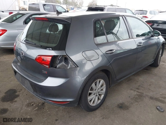 2015 Volkswagen Golf TSI SEL with VIN 3VW217AUXFM087151, listed as a IAAI auction lot 41894114 with 173,983 mi miles. Bid and sale history available at carsss.com. Image 4.