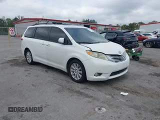 2011 Toyota Sienna XLE AAS with VIN 5TDYK3DC9BS097217, listed as a IAAI auction lot 42054836 with Not provided miles and . Bid and sale history available at DreamBid. Image 1.