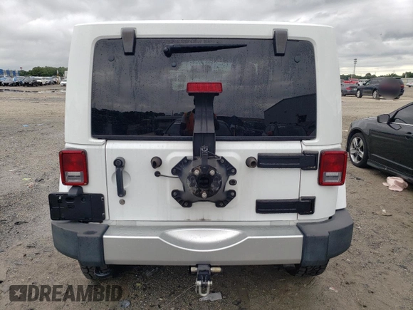 2013 Jeep Wrangler Sahara with VIN 1C4AJWBG8DL691619, listed as a Copart auction lot 56194275 with 103,299 mi miles and Salvage title. Bid and sale history available at DreamBid. Image 6.