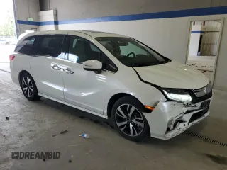 2018 Honda Odyssey Elite with VIN 5FNRL6H90JB103748, listed as a Copart auction lot 61512595 with 117,126 mi miles and Salvage title. Bid and sale history available at DreamBid. Image 4.