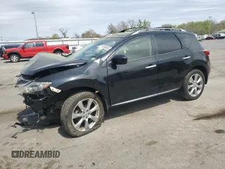 2013 Nissan Murano SV with VIN JN8AZ1MW7DW310040, listed as a Copart auction lot 53898505 with 185,853 mi miles and Salvage Title. Bid and sale history available at DreamBid. Image 1.