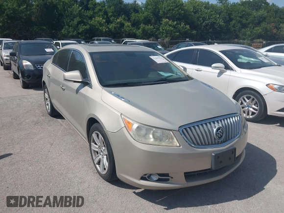 2010 Buick LaCrosse CXL with VIN 1G4GD5EG7AF308430, listed as a IAAI auction lot 42445323 with 144,205 mi miles and . Bid and sale history available at DreamBid. Image 1.