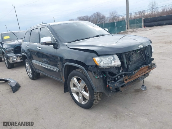 2012 Jeep Grand Cherokee Overland with VIN 1C4RJFCG3CC148601, listed as a IAAI auction lot 41717658 with 127,681 mi miles. Bid and sale history available at carsss.com. Image 1.