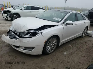 2015 Lincoln MKZ with VIN 3LN6L2G96FR600818, listed as a Copart auction lot 59582235 with 80,558 mi miles and Salvage title. Bid and sale history available at DreamBid. Image 1.