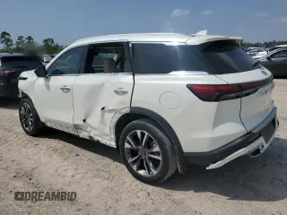 2023 Infiniti QX60 Luxe with VIN 5N1DL1FR4PC353091, listed as a Copart auction lot 51455235 with 30,358 mi miles and Salvage title. Bid and sale history available at DreamBid. Image 2.