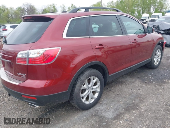 2012 Mazda CX-9 Touring with VIN JM3TB3CA7C0364666, listed as a IAAI auction lot 42298217 with 122,443 mi miles and . Bid and sale history available at DreamBid. Image 4.