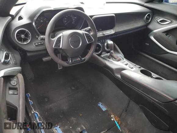 2018 Chevrolet Camaro ZL1 with VIN 1G1FK1R65J0160306, listed as a Copart auction lot 45233055 with Not Provided miles and Salvage Title. Bid and sale history available at DreamBid. Image 8.
