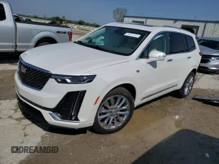 2023 Cadillac XT6 AWD Premium Luxury z VIN 1GYKPDRS9PZ191241, wystawiony jako Copart lot #53353335 z przebiegiem 22 416 mil mil oraz Szkoda całkowita • Salvage title. Historia ofert i sprzedaży dostępna na DreamBid. Obrazek 1.