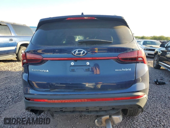 2023 Hyundai Santa Fe Hybrid Limited with VIN 5NMS5DA19PH011839, listed as a Copart auction lot 83448614 with 12,373 mi miles and Salvage Title. Bid and sale history available at carsss.com. Image 6.