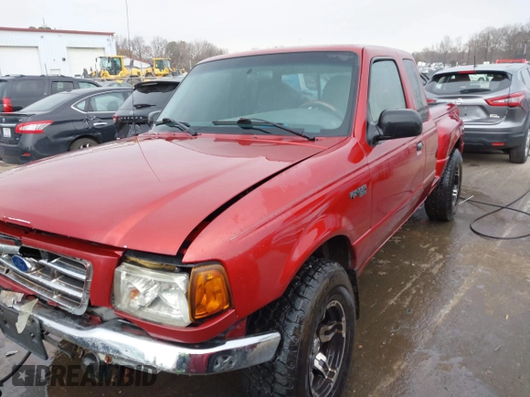 2001 Ford Ranger XL with VIN 1FTYR14V01TA90433, listed as a IAAI auction lot 41613230 with 190,368 mi miles. Bid and sale history available at carsss.com. Image 16.