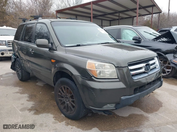 2006 Honda Pilot EX-L with VIN 5FNYF28556B010384, listed as a IAAI auction lot 41380835 with 233,359 mi miles. Bid and sale history available at carsss.com. Image 1.
