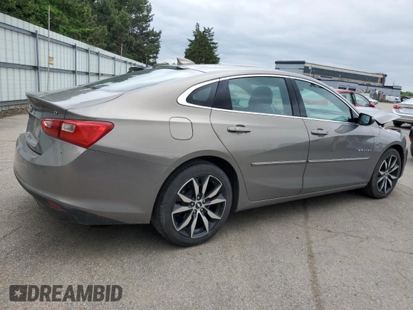 2018 Chevrolet Malibu LT with VIN 1G1ZD5ST1JF252315, listed as a Copart auction lot 57168245 with 75,350 mi miles and Salvage title. Bid and sale history available at DreamBid. Image 3.