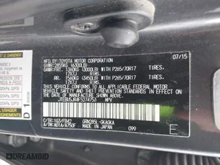 2015 Toyota 4Runner Limited with VIN JTEBU5JR4F5274753, listed as a IAAI auction lot 41566288 with 164,665 mi miles. Bid and sale history available at carsss.com. Image 9.