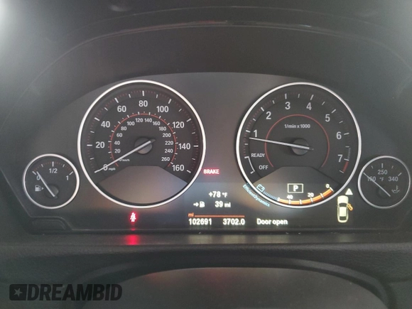 2016 BMW 4 Series 428i with VIN WBA4A9C56GGL89722, listed as a Copart auction lot 47498585 with 102,691 mi miles and Salvage Title. Bid and sale history available at DreamBid. Image 9.